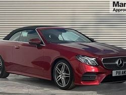 Red Used 2018 Mercedes E220 AMG Line Premium Cabriolet | £21,522 (Fair price)