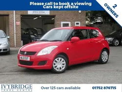 Red Used 2012 Suzuki Swift Hatchback | £2,950 (Fair price)