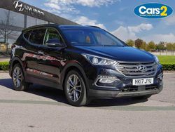 Black Used 2017 Hyundai Santa Fe Premium SE SUV | £16,990 (A bit pricey)