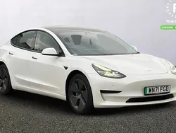 White Used 2021 Tesla Model 3 Standard Range Sedan | £17,799 (Fair price)