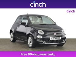 Black Used 2022 Fiat 500 Dolcevita Hatchback | £9,449 (Fair price)