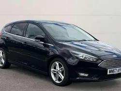 Black Used 2017 Ford Focus Zetec Hatchback | £7,359 (Fair price)