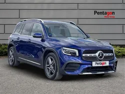 Blue Used 2021 Mercedes GLB220 AMG line SUV | £29,995 (Fair price)
