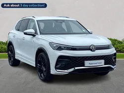 White New 2025 VW Tiguan R-line SUV | £35,851 (A bit pricey)