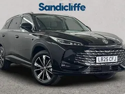 Metallic black pearl Used 2024 MG HS Trophy SUV | £23,035 (Expensive)