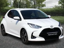 White Used 2024 Toyota Yaris Hybrid Design Hatchback | £19,500 (Fair price)