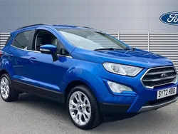 Blue Used 2022 Ford Ecosport Titanium SUV | £13,639 (Fair price)