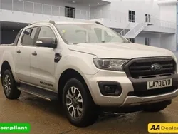 Silver Used 2020 Ford Ranger Wildtrack Pickup | £23,399 (Expensive)