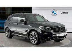 Black Used 2018 BMW X3 M Sport SUV | £24,879 (Fair price)