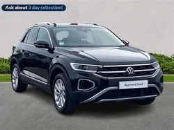 Black Used 2024 VW T-Roc Style SUV | £23,242 (Fair price)