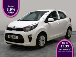 White Used 2021 Kia Picanto 2 Hatchback | £10,717 (A bit pricey)