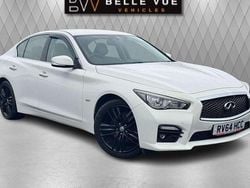 White Used 2015 Infiniti Q50 Sport Tech Sedan | £7,995 (Fair price)