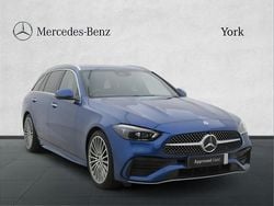 Blue Used 2024 Mercedes C300e AMG Line Premium Estate | £32,995 (Good price)