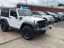 White Used 2018 Jeep Wrangler Sahara SUV | £28,995