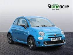 Blue Used 2017 Fiat 500 S Hatchback | £7,495 (Fair price)