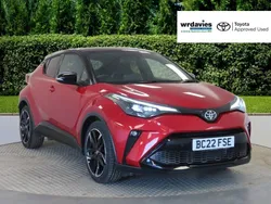 Red/black Used 2022 Toyota C-HR Sport SUV | £23,295 (Fair price)