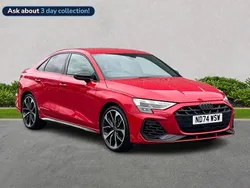 Red Used 2024 Audi A3 Black Edition Sedan | £40,986