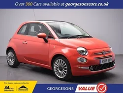Pink Used 2019 Fiat 500 Lounge Hatchback | £6,600 (Fair price)