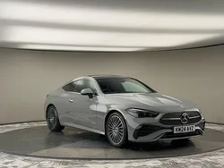 Alpine gray standard finish Used 2024 Mercedes CLE300 AMG line Coupe | £46,950 (Fair price)