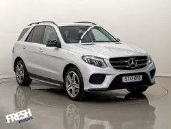 Iridium silver Used 2017 Mercedes GLE250 AMG line SUV | £18,290 (Fair price)