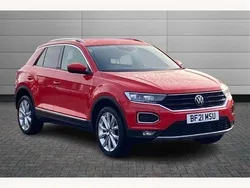 Red Used 2021 VW T-Roc SEL SUV | £21,495 (Fair price)