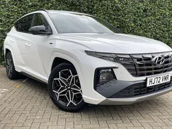 White Used 2022 Hyundai Tucson N Line SUV | £20,599 (A bit pricey)