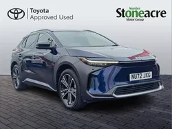 Blue Used 2022 Toyota bZ4X SUV | £24,500 (Good price)