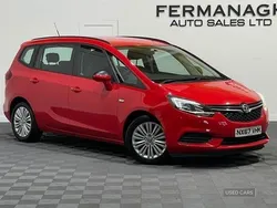 Red Used 2017 Vauxhall Zafira Tourer Design Edition MPV | £6,490 (Fair price)