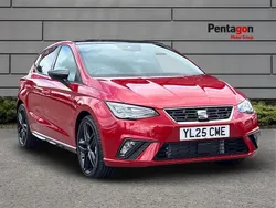 Desire red Used 2025 Seat Ibiza Black Edition Hatchback | £27,495
