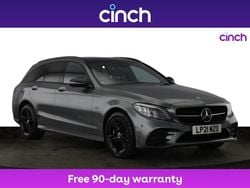 Grey Used 2021 Mercedes C300e AMG line Estate | £19,299 (A bit pricey)
