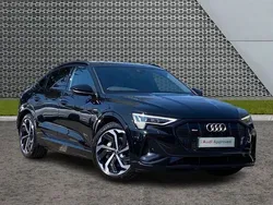 Black Used 2022 Audi e-tron Sportback Black Edition SUV | £32,495 (Fair price)