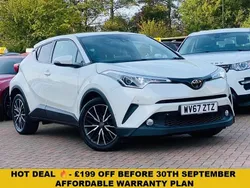 White Used 2017 Toyota C-HR SUV | £9,500 (A bit pricey)