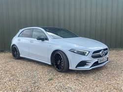 White Used 2019 Mercedes A35 AMG Premium Plus Hatchback | £25,995 (Fair price)