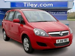 Red Used 2014 Vauxhall Zafira MPV | £3,790 (Fair price)