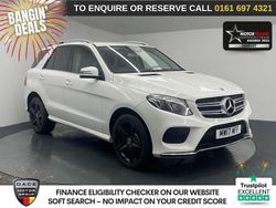 White Used 2017 Mercedes GLE250 AMG line SUV | £17,470 (Fair price)
