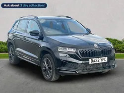Black Used 2022 Skoda Karoq SportLine SUV | £21,749 (Fair price)