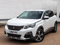 White Used 2018 Peugeot 3008 Allure SUV | £13,950 (Fair price)