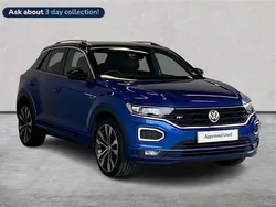 Blue Used 2018 VW T-Roc R-line SUV | £17,280 (Fair price)