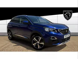 Blue Used 2019 Peugeot 3008 Allure SUV | £14,609 (Fair price)