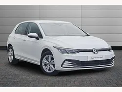 White Used 2021 VW Golf VIII Life Hatchback | £13,695 (Fair price)