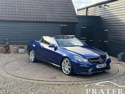 Blue Used 2016 Mercedes E350 AMG line Cabriolet | £14,000 (Good price)