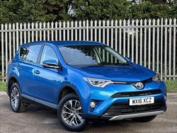 Blue Used 2016 Toyota RAV4 Hybrid Business Edition SUV | £12,295 (Fair price)