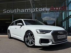 White Used 2023 Audi A6 S-Line Estate | £29,350 (Fair price)