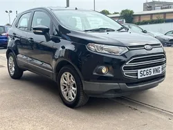 Black Used 2016 Ford Ecosport Zetec SUV | £7,739 (Fair price)