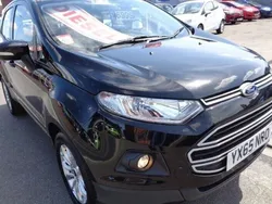 Black Used 2015 Ford Ecosport Zetec SUV | £6,999 (Fair price)