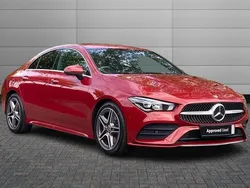 Red Used 2022 Mercedes CLA200 AMG line Sedan | £22,990 (Good price)