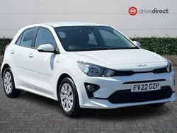 White Used 2022 Kia Rio Hatchback | £10,341 (Fair price)