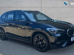 Jet black Used 2021 BMW X1 Sport Line SUV | £23,367 (Fair price)
