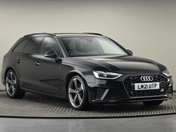 Myth black metallic Used 2021 Audi A4 Black Edition Estate | £24,950 (Fair price)