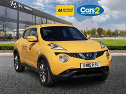 Yellow Used 2015 Nissan Juke Tekna SUV | £6,490 (Fair price)